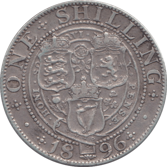 1896 SHILLING ( GVF ) - Shilling - Cambridgeshire Coins