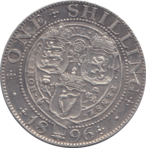 1896 SHILLING ( GVF ) - SHILLING - Cambridgeshire Coins