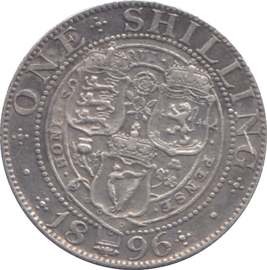 1896 SHILLING ( GVF ) - SHILLING - Cambridgeshire Coins