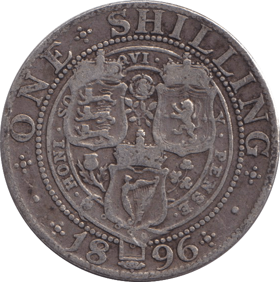 1896 SHILLING ( NF ) - SHILLING - Cambridgeshire Coins