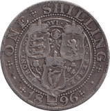 1896 SHILLING ( NF ) - SHILLING - Cambridgeshire Coins