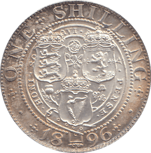 1896 SHILLING ( UNC ) - SHILLING - Cambridgeshire Coins