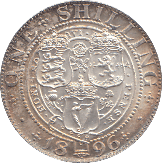 1896 SHILLING ( UNC ) - SHILLING - Cambridgeshire Coins