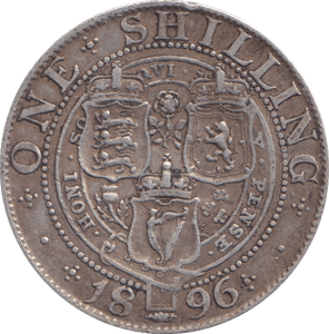 1896 SHILLING ( VF ) - SHILLING - Cambridgeshire Coins