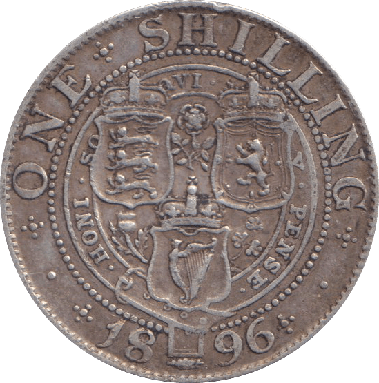 1896 SHILLING ( VF ) - SHILLING - Cambridgeshire Coins