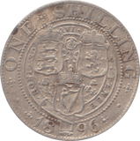 1896 SHILLING ( VF ) - SHILLING - Cambridgeshire Coins