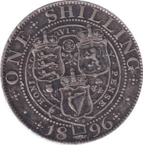 1896 SHILLING (VF) - SHILLING - Cambridgeshire Coins