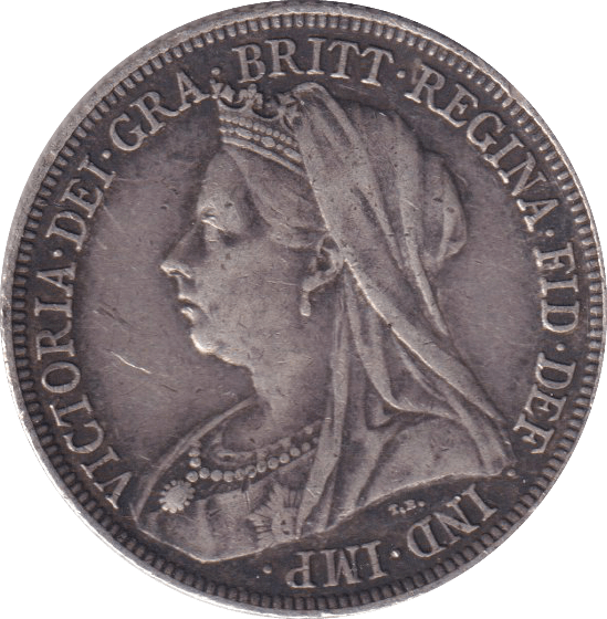 1896 SHILLING (VF) - SHILLING - Cambridgeshire Coins