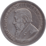 1896 SILVER 2 1/2 SHILLING SOUTH AFRICA - SILVER WORLD COINS - Cambridgeshire Coins