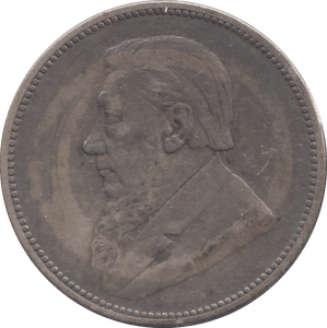1896 SILVER 2 SHILLING SOUTH AFRICA - SILVER WORLD COINS - Cambridgeshire Coins