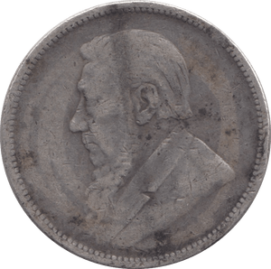 1896 SILVER 2 SHILLINGS SOUTH AFRICA - SILVER WORLD COINS - Cambridgeshire Coins