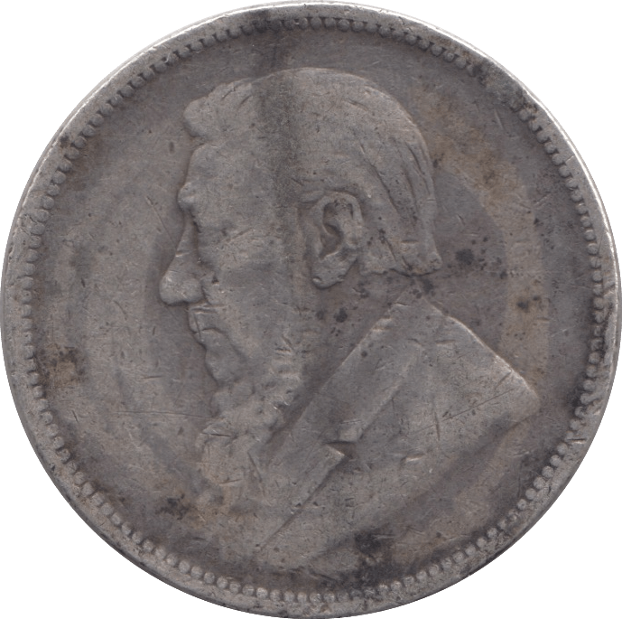 1896 SILVER 2 SHILLINGS SOUTH AFRICA - SILVER WORLD COINS - Cambridgeshire Coins