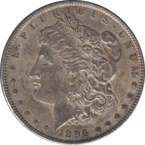 1896 SILVER DOLLAR USA - SILVER WORLD COINS - Cambridgeshire Coins