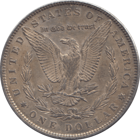 1896 SILVER DOLLAR USA - SILVER WORLD COINS - Cambridgeshire Coins