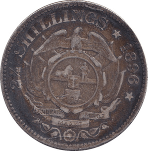 1896 SILVER HALFCROWN SOUTH AFRICA - SILVER WORLD COINS - Cambridgeshire Coins