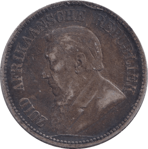 1896 SILVER HALFCROWN SOUTH AFRICA - SILVER WORLD COINS - Cambridgeshire Coins