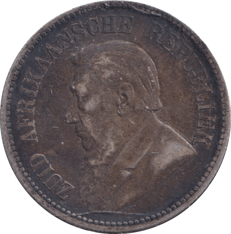 1896 SILVER HALFCROWN SOUTH AFRICA - SILVER WORLD COINS - Cambridgeshire Coins