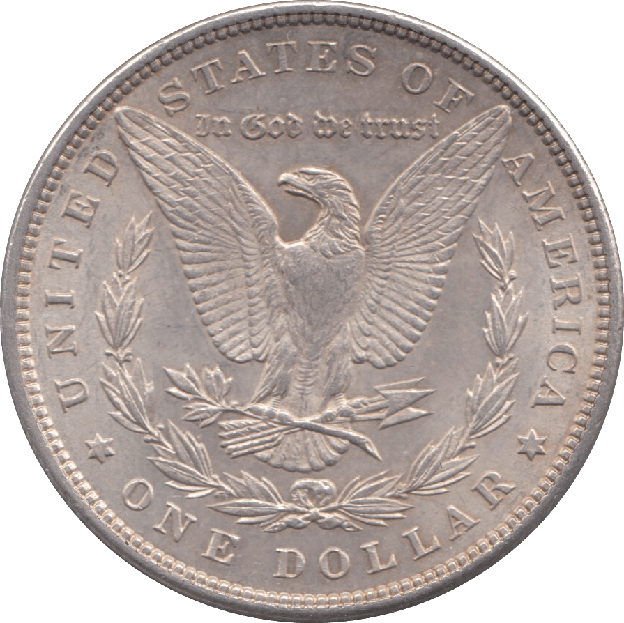 1896 SILVER MORGAN DOLLAR PHILADELPHIA MINT - SILVER WORLD COINS - Cambridgeshire Coins