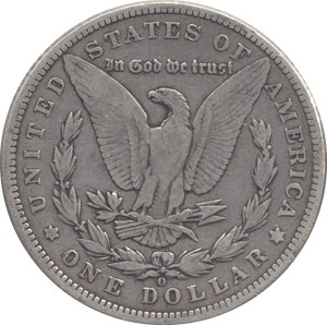 1896 SILVER MORGAN DOLLAR USA NEW ORLEANS - SILVER WORLD COINS - Cambridgeshire Coins