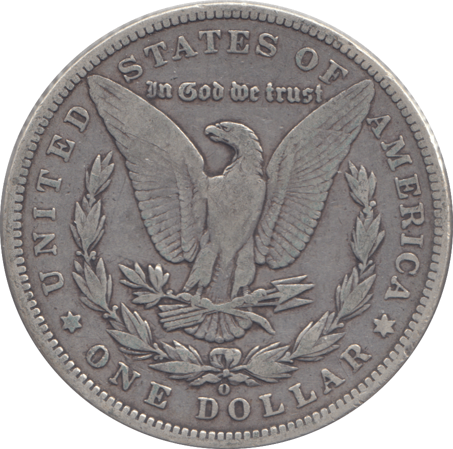 1896 SILVER MORGAN DOLLAR USA NEW ORLEANS - SILVER WORLD COINS - Cambridgeshire Coins