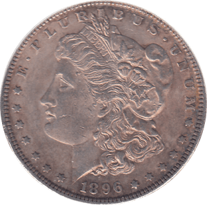 1896 SILVER MORGAN DOLLAR USA PHILADELPHIA MINT 3 - SILVER WORLD COINS - Cambridgeshire Coins