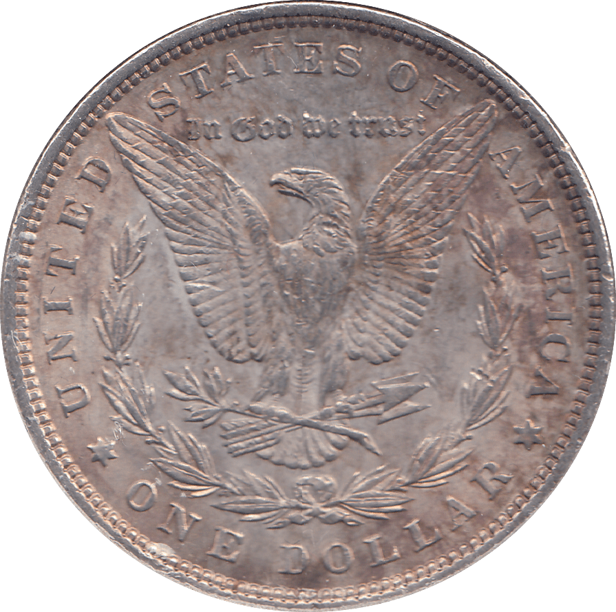 1896 SILVER MORGAN DOLLAR USA PHILADELPHIA MINT 3 - SILVER WORLD COINS - Cambridgeshire Coins