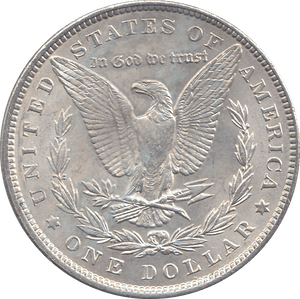 1896 SILVER MORGAN DOLLAR USA PHILADELPHIA MINT 4 - SILVER WORLD COINS - Cambridgeshire Coins