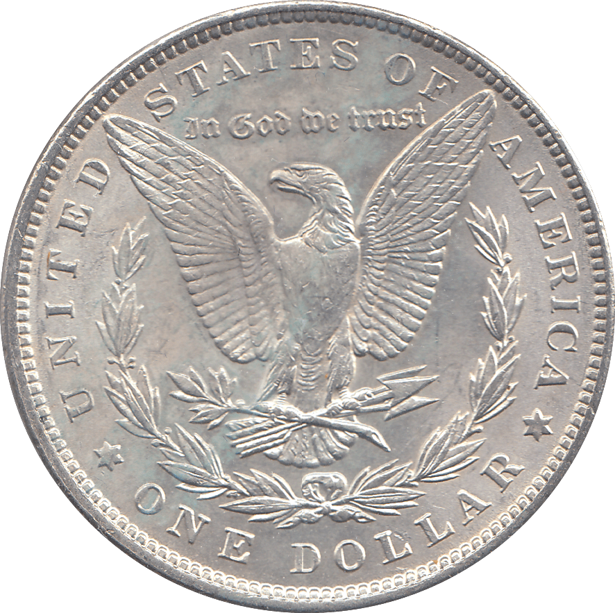 1896 SILVER MORGAN DOLLAR USA PHILADELPHIA MINT 4 - SILVER WORLD COINS - Cambridgeshire Coins