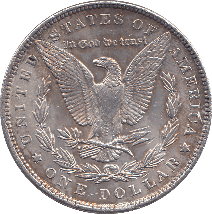 1896 SILVER MORGAN DOLLAR USA PHILADELPHIA MINT 5 - SILVER WORLD COINS - Cambridgeshire Coins