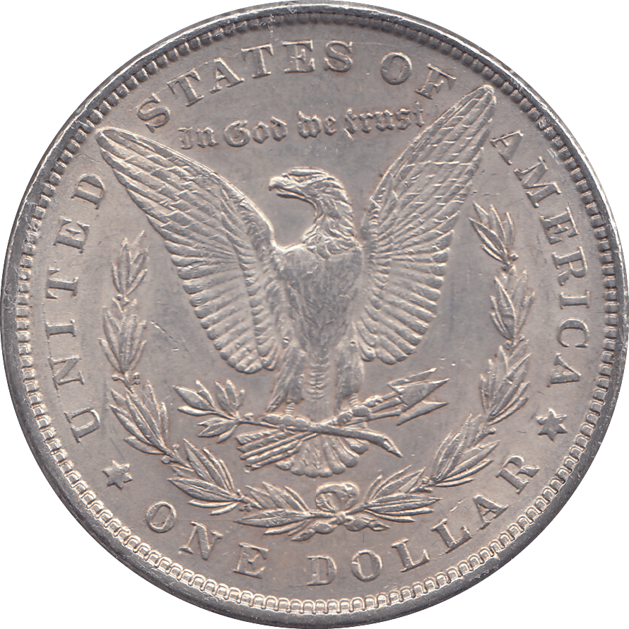 1896 SILVER MORGAN DOLLAR USA PHILADELPHIA MINT 6 - SILVER WORLD COINS - Cambridgeshire Coins