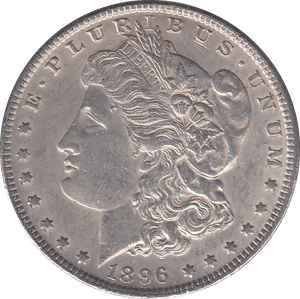 1896 SILVER MORGAN DOLLAR USA PHILADELPHIA MINT 6 - SILVER WORLD COINS - Cambridgeshire Coins