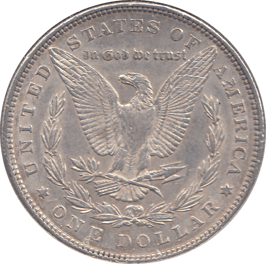 1896 SILVER MORGAN DOLLAR USA PHILADELPHIA MINT 7 - SILVER WORLD COINS - Cambridgeshire Coins