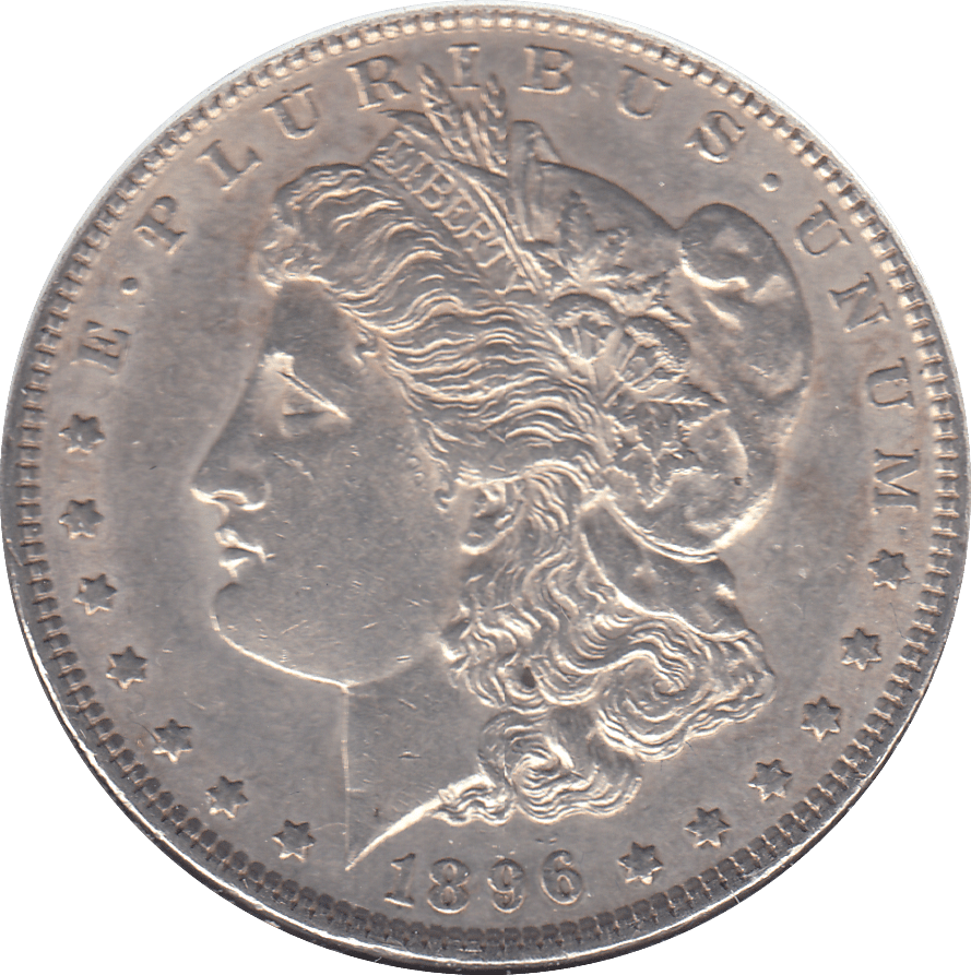 1896 SILVER MORGAN DOLLAR USA PHILADELPHIA MINT 7 - SILVER WORLD COINS - Cambridgeshire Coins