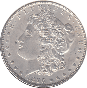 1896 SILVER MORGAN DOLLAR USA PHILADELPHIA MINT 8 - SILVER WORLD COINS - Cambridgeshire Coins