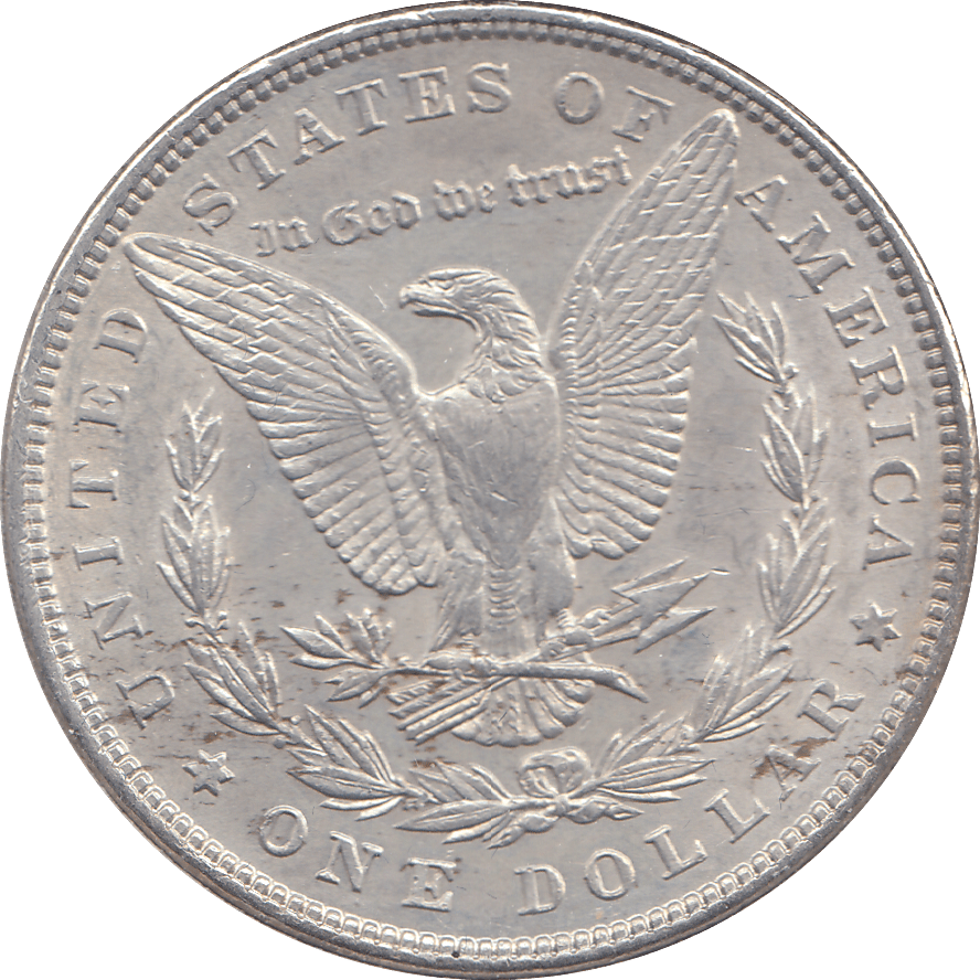1896 SILVER MORGAN DOLLAR USA PHILADELPHIA MINT 8 - SILVER WORLD COINS - Cambridgeshire Coins