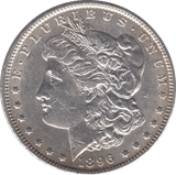 1896 SILVER MORGAN DOLLAR USA PHILADELPHIA MINT - SILVER WORLD COINS - Cambridgeshire Coins