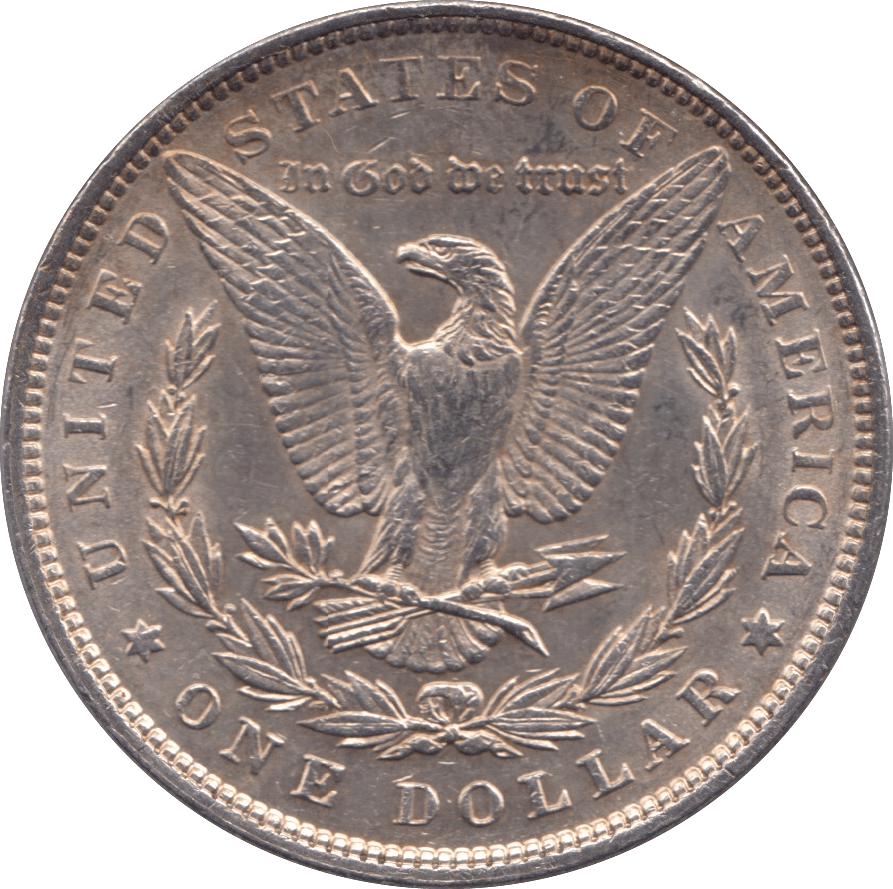 1896 SILVER MORGAN DOLLAR USA PHILADELPHIA MINT - SILVER WORLD COINS - Cambridgeshire Coins