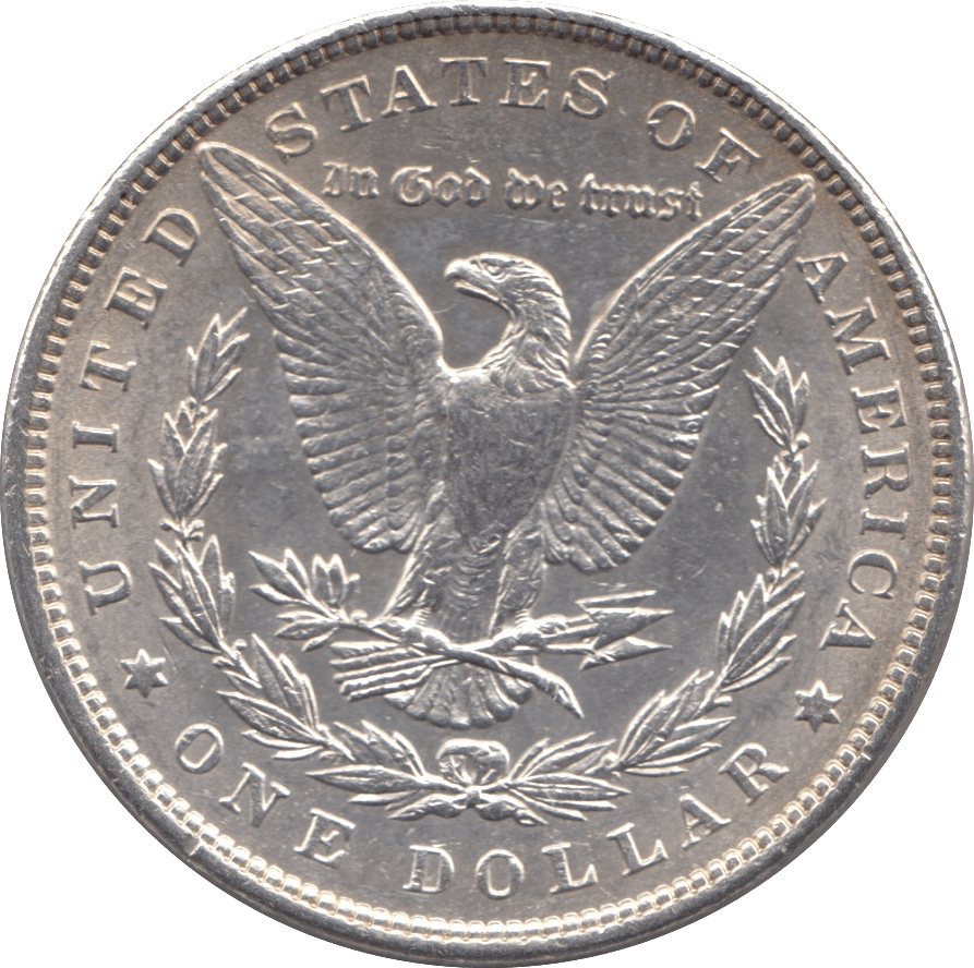 1896 SILVER MORGAN DOLLAR USA PHILADELPHIA MINT - SILVER WORLD COINS - Cambridgeshire Coins