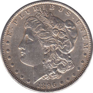 1896 SILVER MORGAN DOLLAR USA PHILADELPHIA MINT - SILVER WORLD COINS - Cambridgeshire Coins