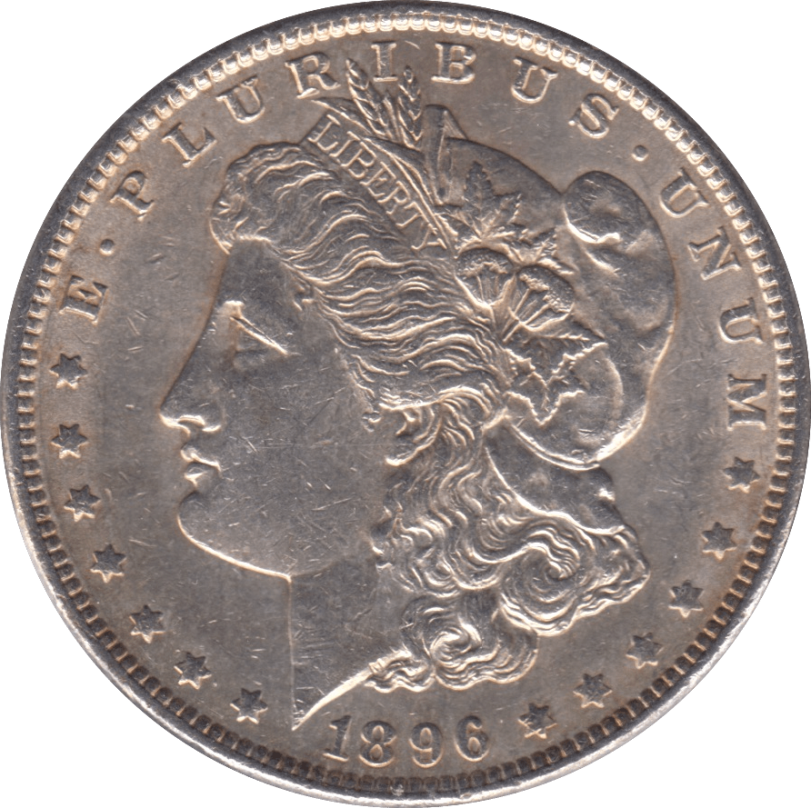 1896 SILVER MORGAN DOLLAR USA PHILADELPHIA MINT - SILVER WORLD COINS - Cambridgeshire Coins