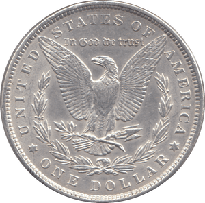 1896 SILVER MORGAN DOLLAR USA - SILVER WORLD COINS - Cambridgeshire Coins