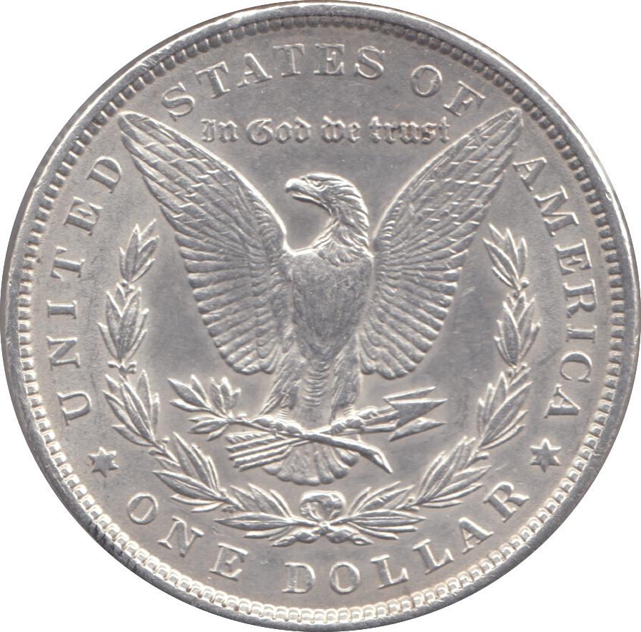 1896 SILVER MORGAN DOLLAR USA - SILVER WORLD COINS - Cambridgeshire Coins