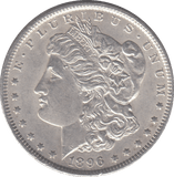 1896 SILVER MORGAN DOLLAR USA - SILVER WORLD COINS - Cambridgeshire Coins