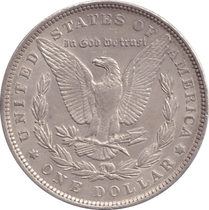 1896 SILVER MORGAN DOLLAR USA - WORLD COINS - Cambridgeshire Coins