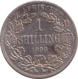 1896 SILVER SHILLING SOUTH AFRICA - SILVER WORLD COINS - Cambridgeshire Coins