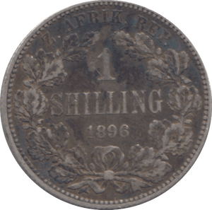 1896 SILVER SHILLING SOUTH AFRICA - WORLD COINS - Cambridgeshire Coins