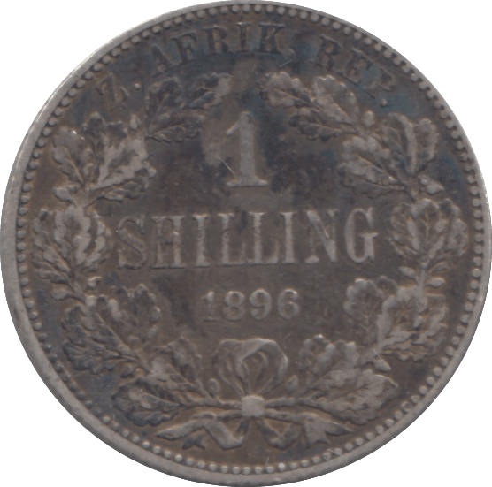 1896 SILVER SHILLING SOUTH AFRICA - WORLD COINS - Cambridgeshire Coins