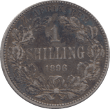 1896 SILVER SHILLING SOUTH AFRICA - WORLD COINS - Cambridgeshire Coins