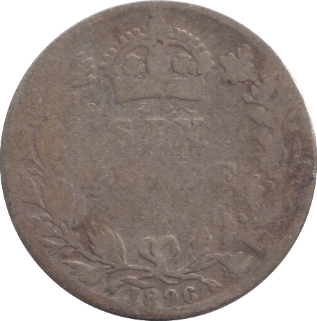 1896 SIXPENCE ( FAIR ) - SIXPENCE - Cambridgeshire Coins
