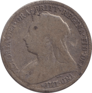 1896 SIXPENCE ( FAIR ) - SIXPENCE - Cambridgeshire Coins